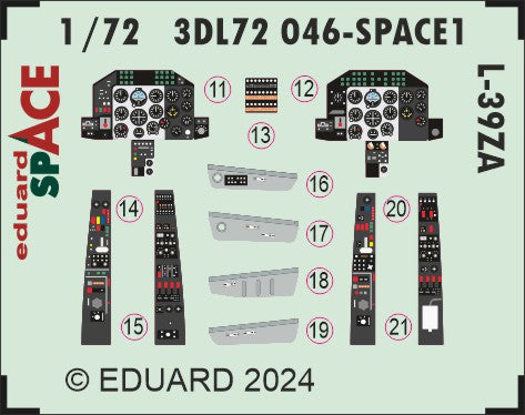 Eduard 3DL72046 1:72 Aero L-39ZA SPACE