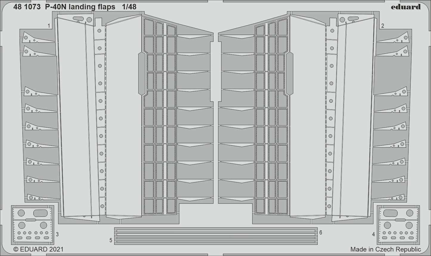 Eduard 481073 1:48 Curtiss P-40N Warhawk Landing Flaps