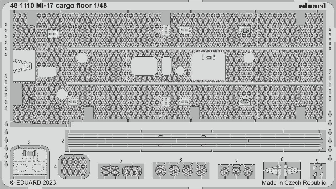 Eduard 481110 1:48 Mil Mi-17 cargo floor to be used with Avant Garde