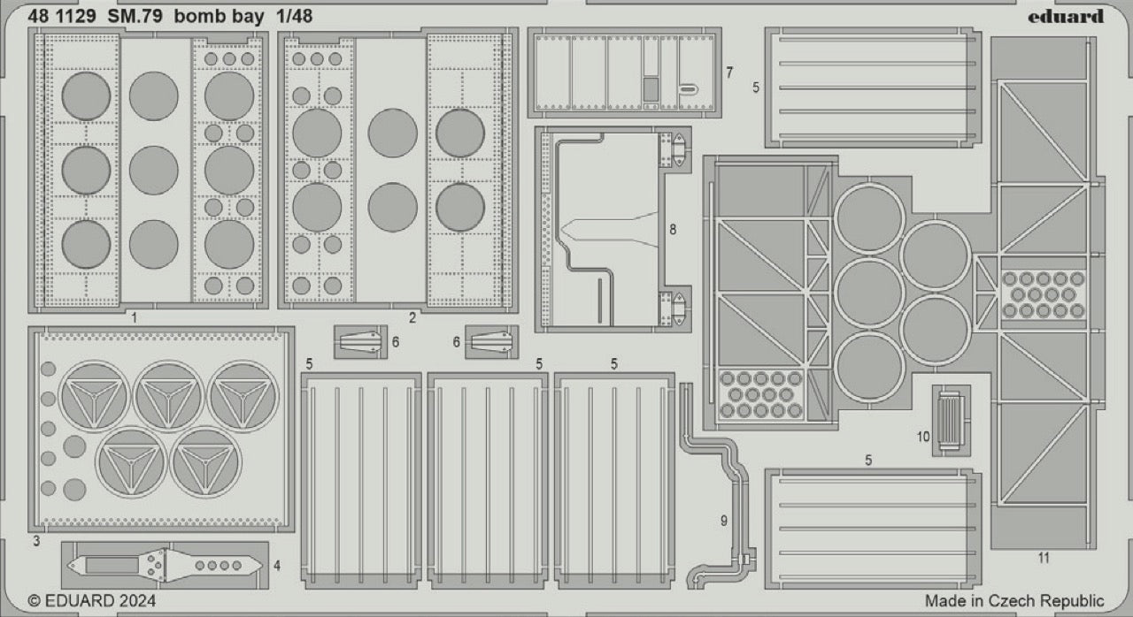 Eduard 481129 1:48 Savoia-Marchetti SM.79 bomb bay
