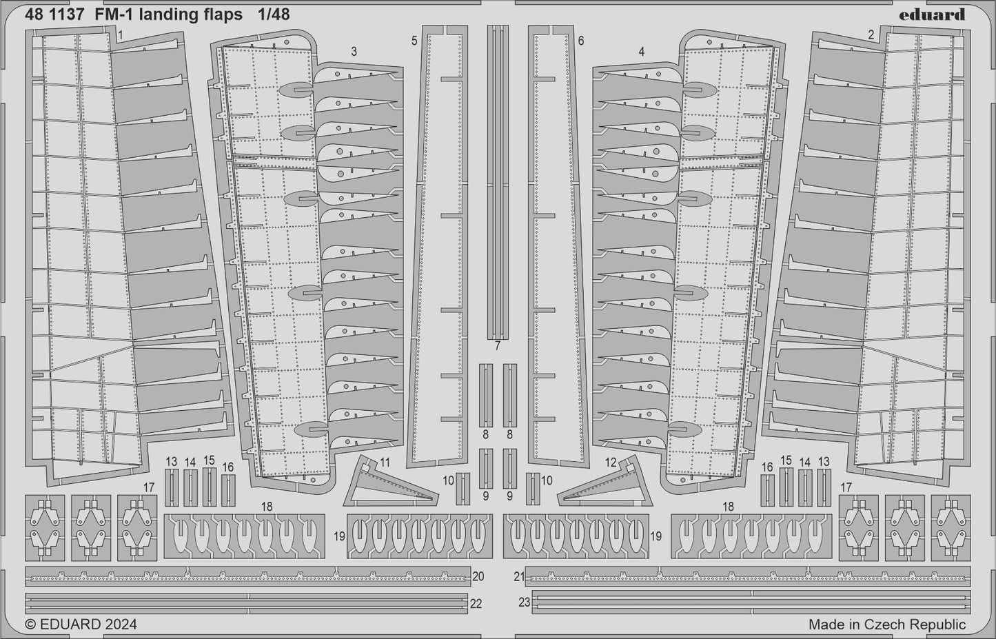 Eduard 481137 1:48 General-Motors FM-1 Wildcat landing flaps