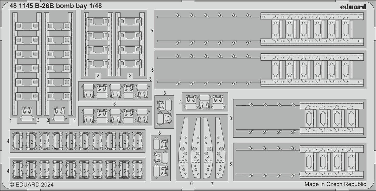 Eduard 481145 1:48 Martin B-26B Marauder bomb bay