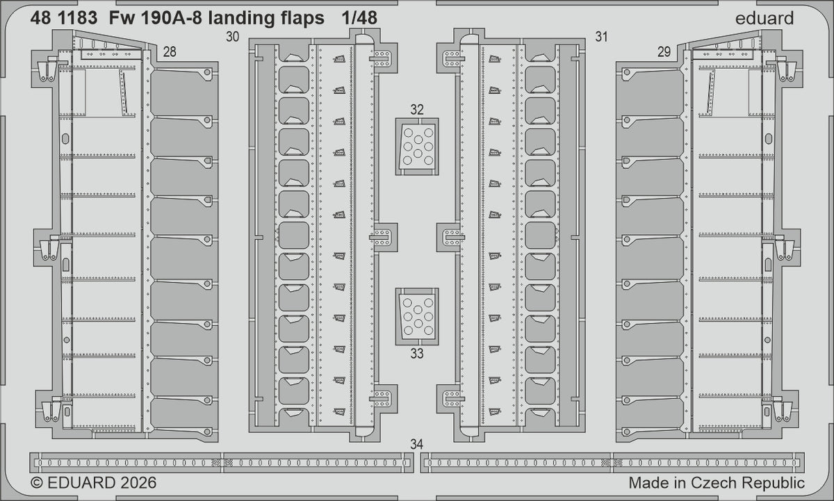 Eduard 481183 1:48 Focke-Wulf Fw-190A-8 Landing Flaps