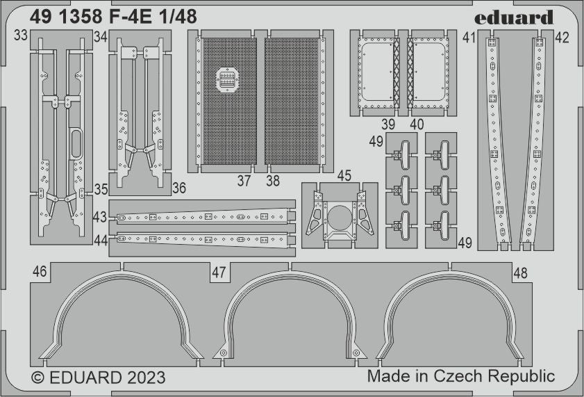 Eduard 491358 1:48 McDonnell F-4E Phantom to be used with Meng