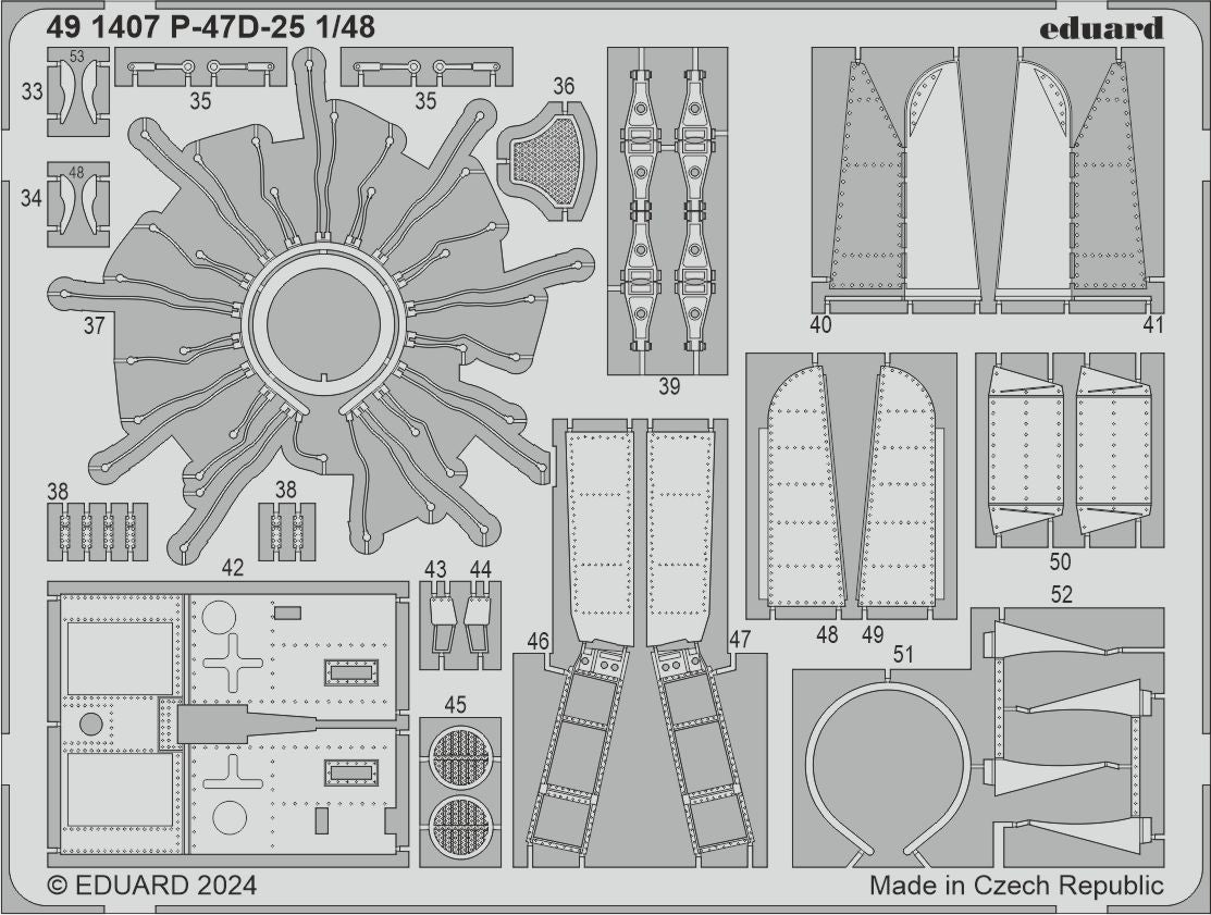 Eduard 491407 1:48 P-47D-25RE Thunderbolt