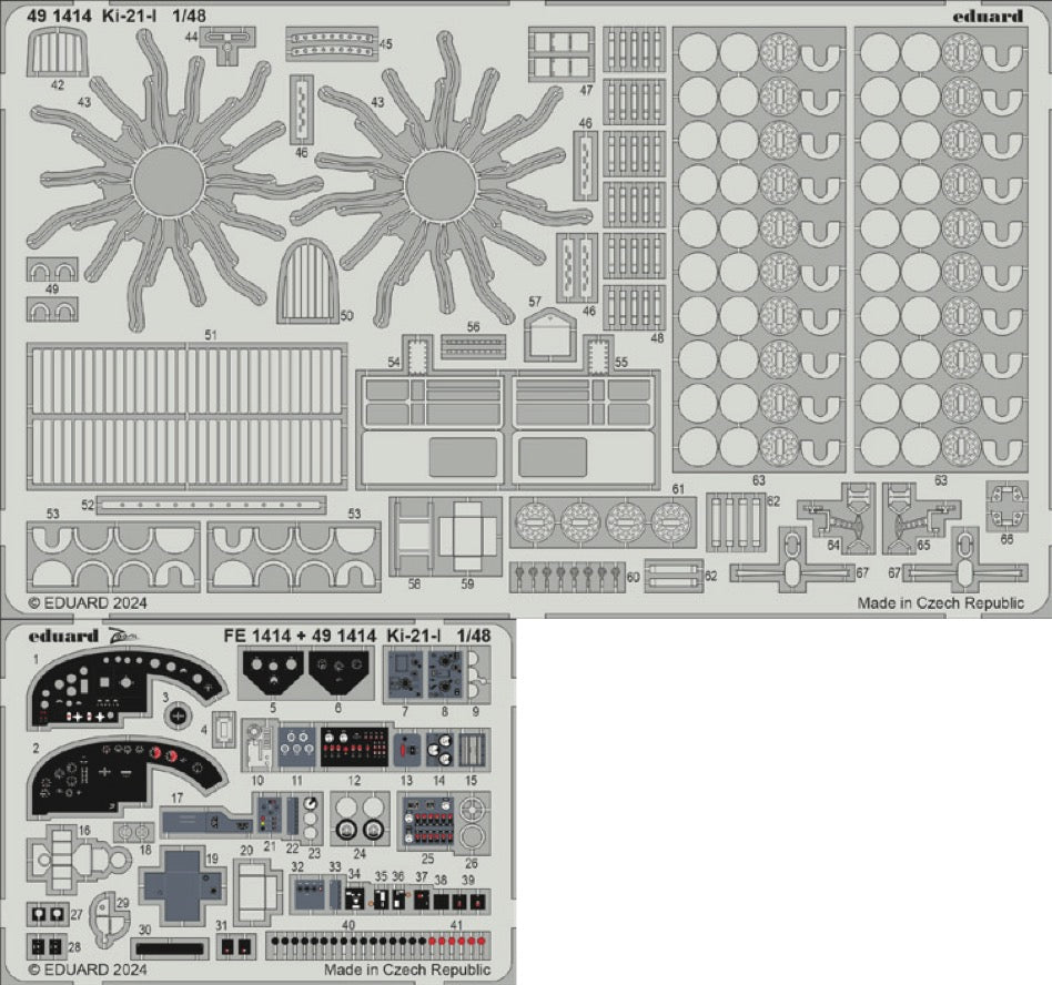 Eduard 491414 1:48 Mitsubishi Ki-21-I