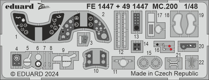 Eduard 491447 1:48 Macchi MC.200 Saetta for Italeri