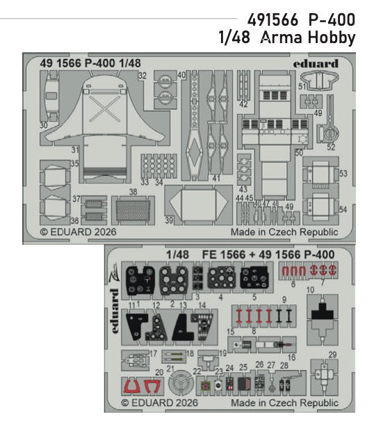 Eduard 491566 1:48 Bell P-400 Airacobra