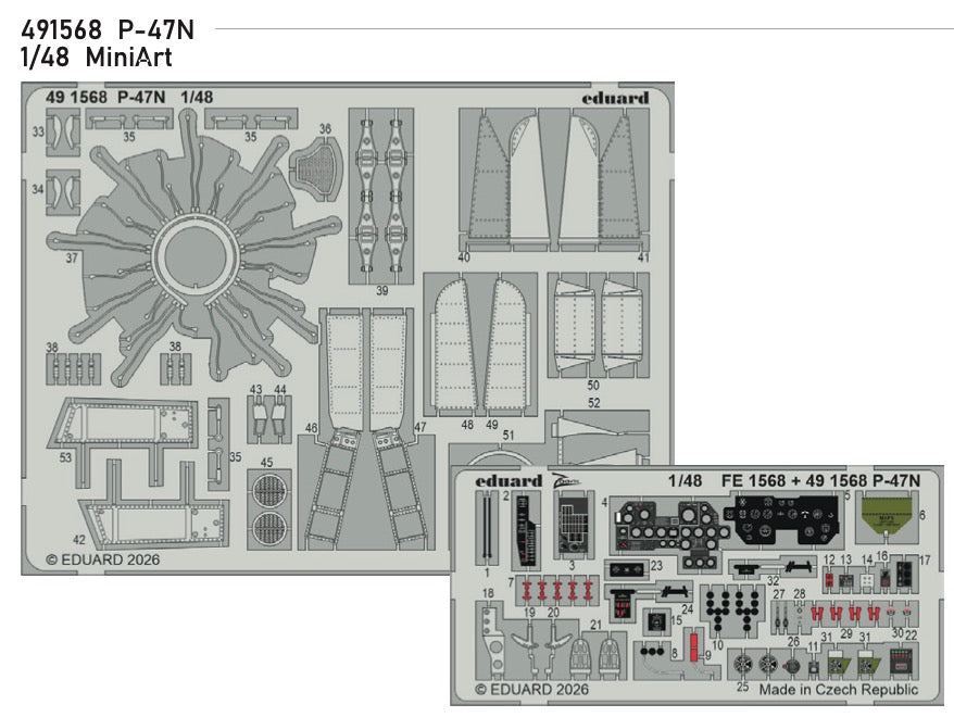 Eduard 491568 1:48 Republic P-47N Thunderbolt