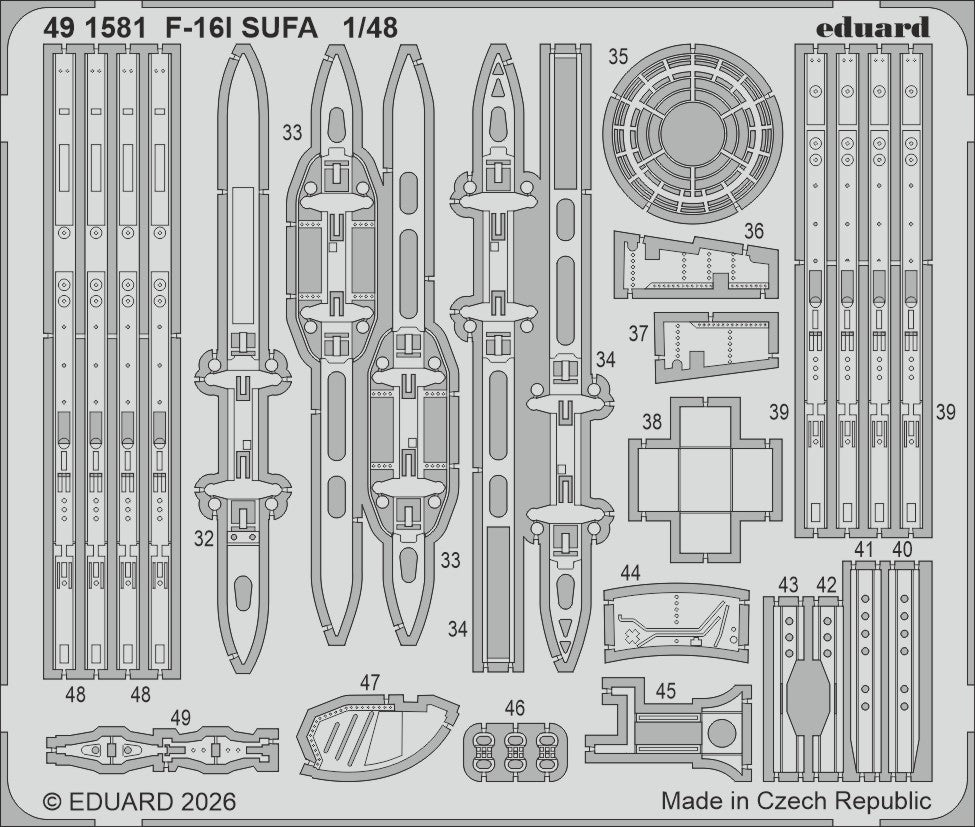 Eduard 491581 1:48 Lockheed-Martin F-16I SUFA