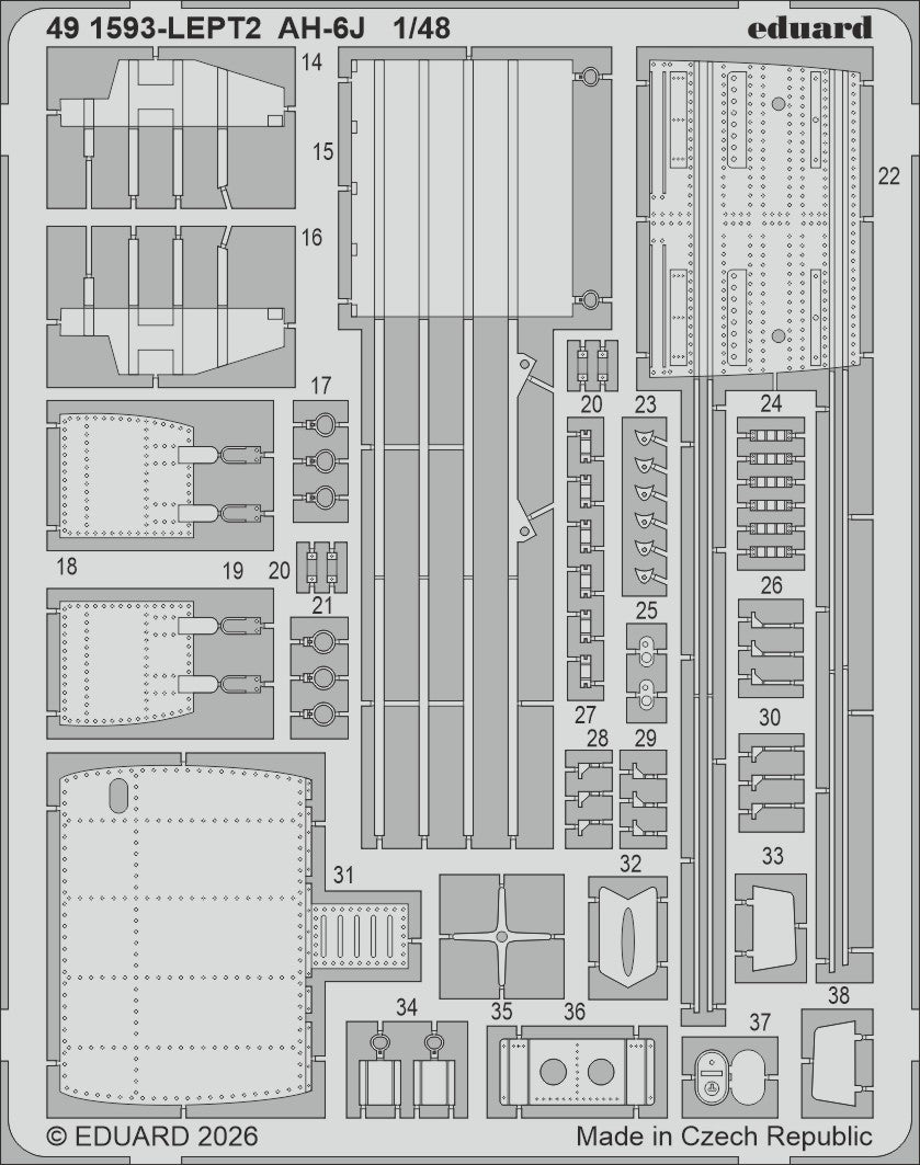 Eduard 491593 1:48 Boeing AH-6J Little Bird