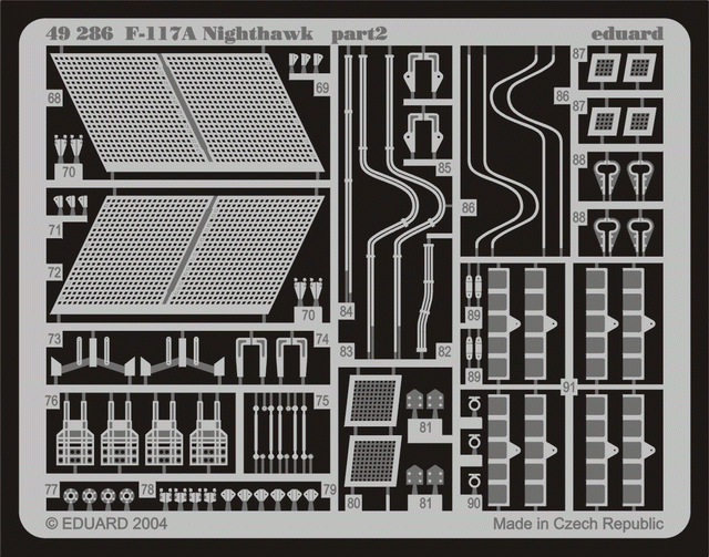 Eduard 49286 1:48 Lockheed F-117A Nighthawk