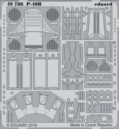 Eduard 49786 1:48 Curtiss P-40B Tomahawk