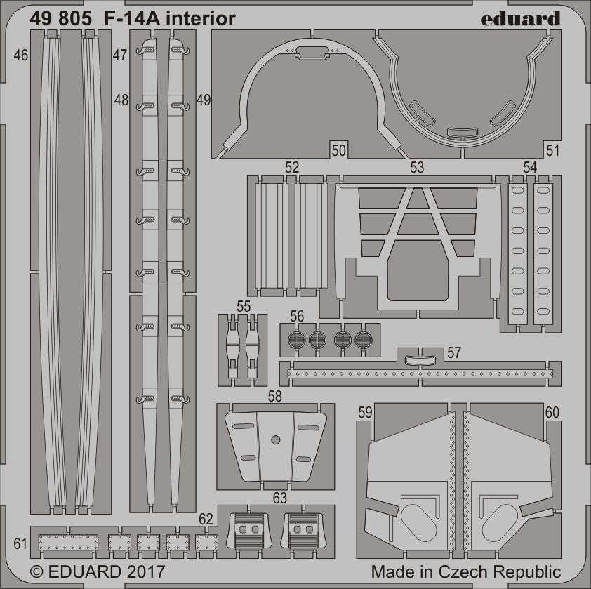 Eduard 49805 1:48 Grumman F-14A Tomcat interior
