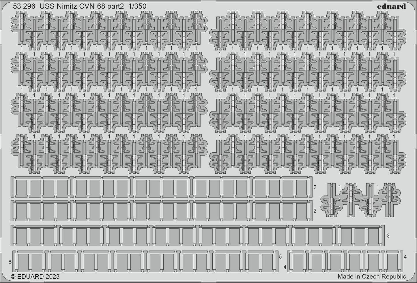 Eduard 53296 1:350 USS Nimitz CVN-68 part 2