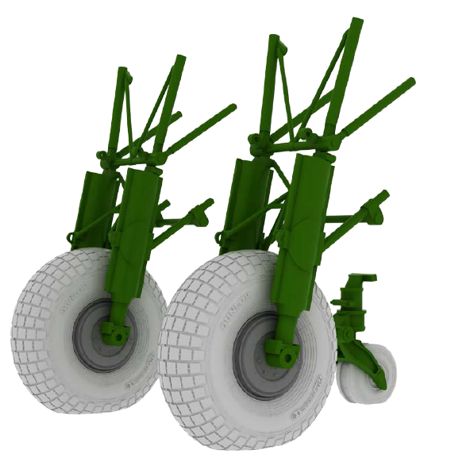 Eduard Brassin 632065 1:32 de Havilland Mosquito Mk.VI wheels with weighted tyre effect