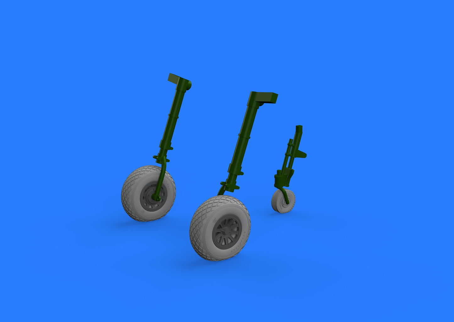 Eduard Brassin 632116 1:32 North-American P-51D Mustang New Tool wheels with weighted tyre effect