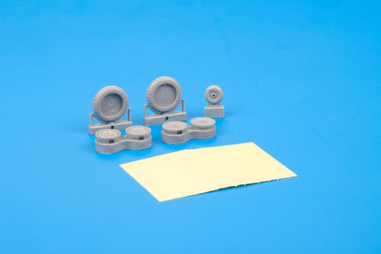 Eduard Brassin 632125 1:32 Focke-Wulf Fw-190A-8 wheels with weighted tyre effect