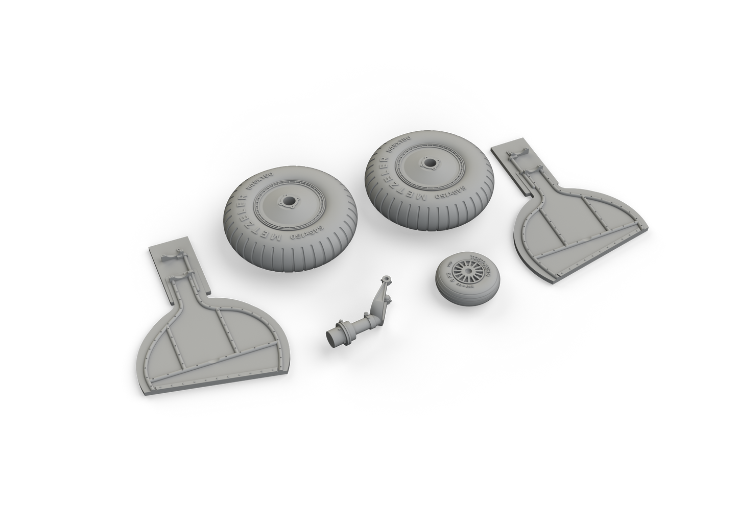 Eduard Brassin 632150 1:32 Bf 108 wheels
