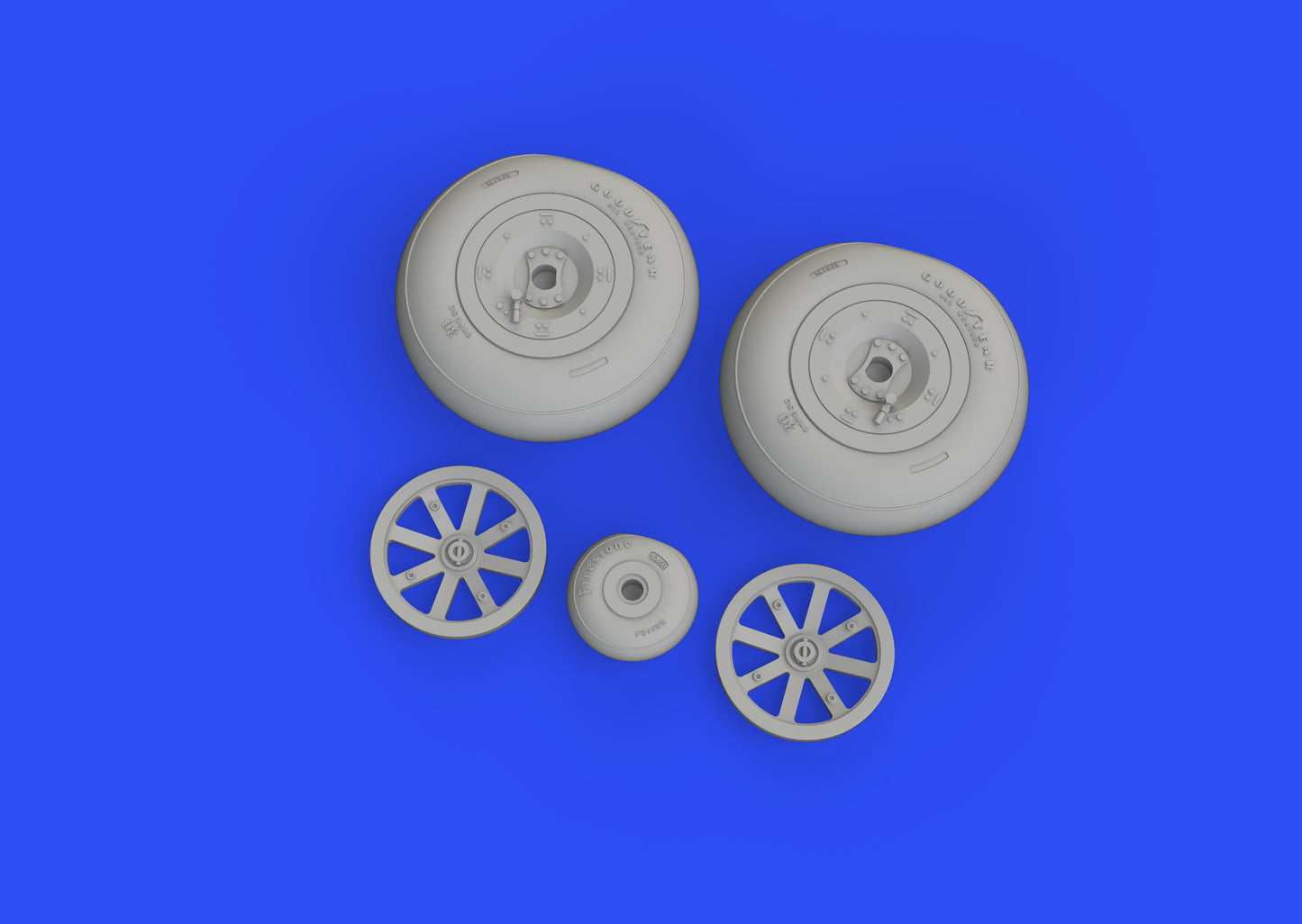 Eduard Brassin 632180 1:32 Curtiss Hawk 81-A2 wheels