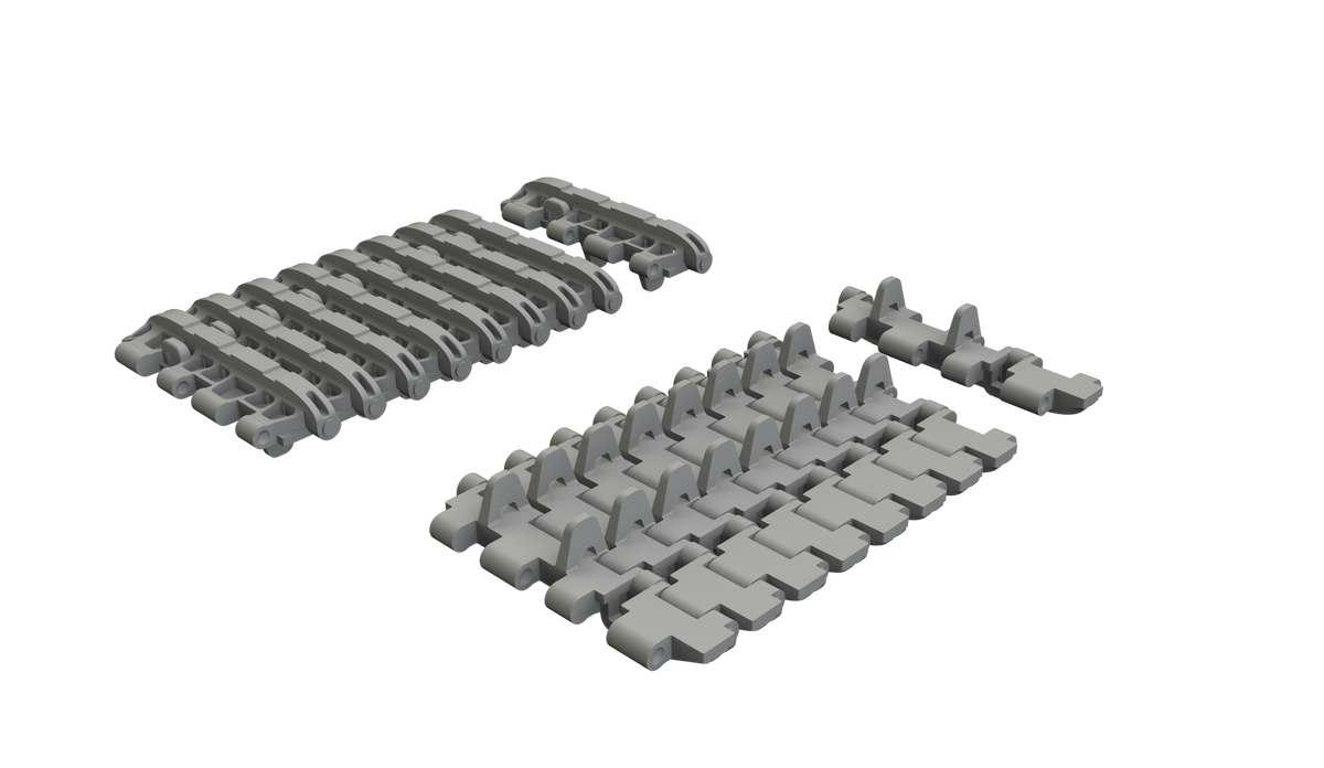 Eduard Brassin 635066 1:35 Pz.Kpfw.VI Tiger I early tracks 3D-printed