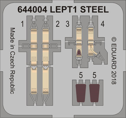 Eduard Brassin 644004 1:48 Messerschmitt Bf-109G-10 LooK resin and photo-etched instrument panel and also seatbelts