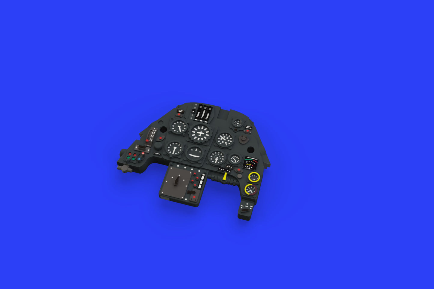 Eduard Brassin 644010 1:48 Messerschmitt Bf-109F LooK resin and photo-etched instrument panel
