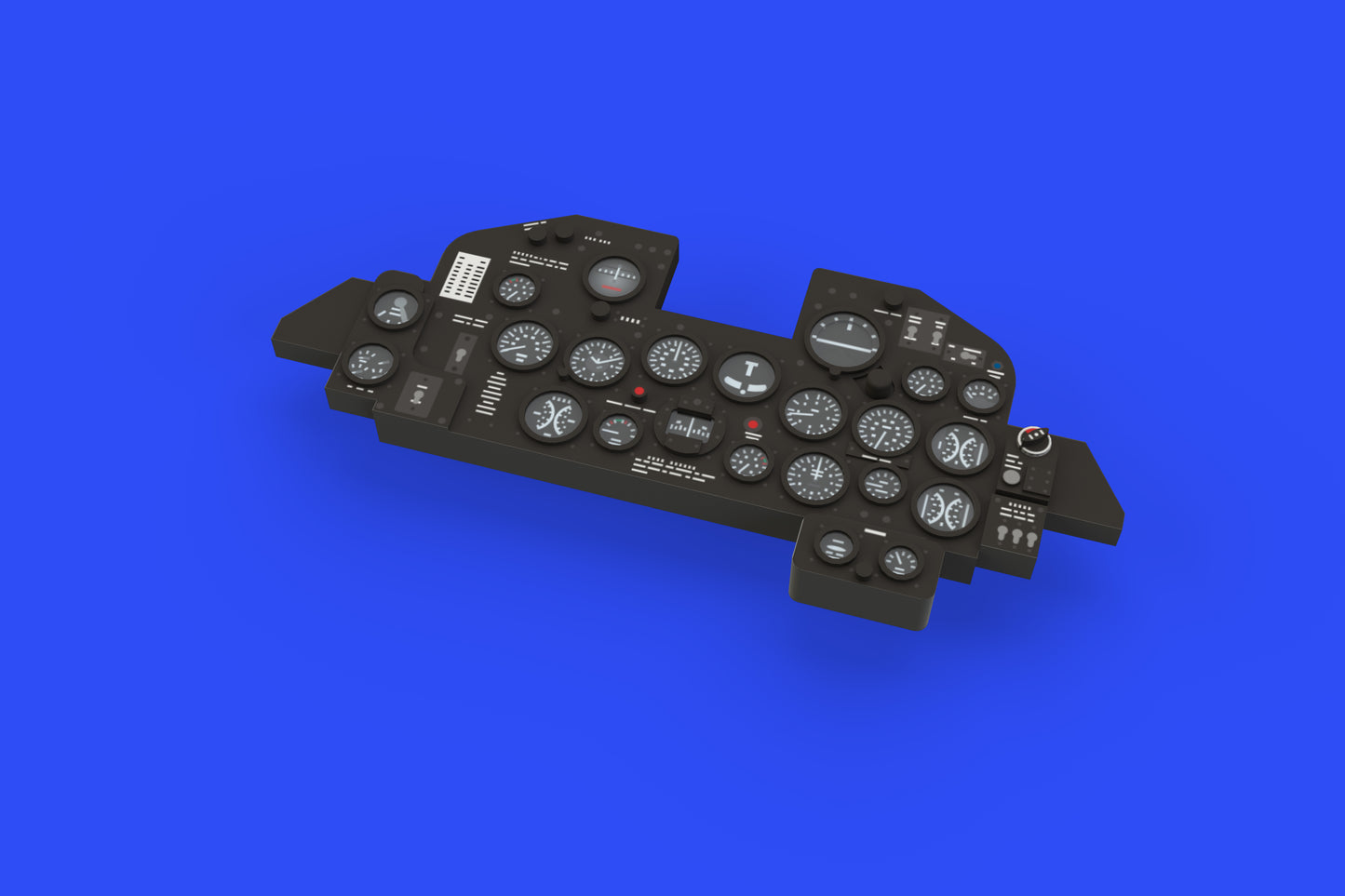 Eduard Brassin 644022 1:48 Republic P-47D Thunderbolt Razorback LooK set of Brassin pre-painted instrument panel