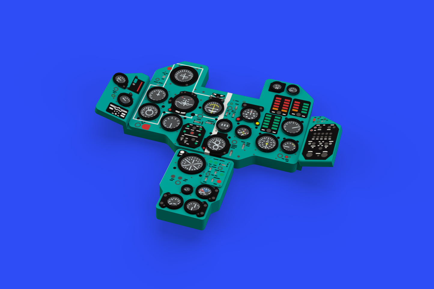 Eduard Brassin 644027 1:48 Mikoyan MiG-23BN LooK set of Brassin pre-painted instrument panel