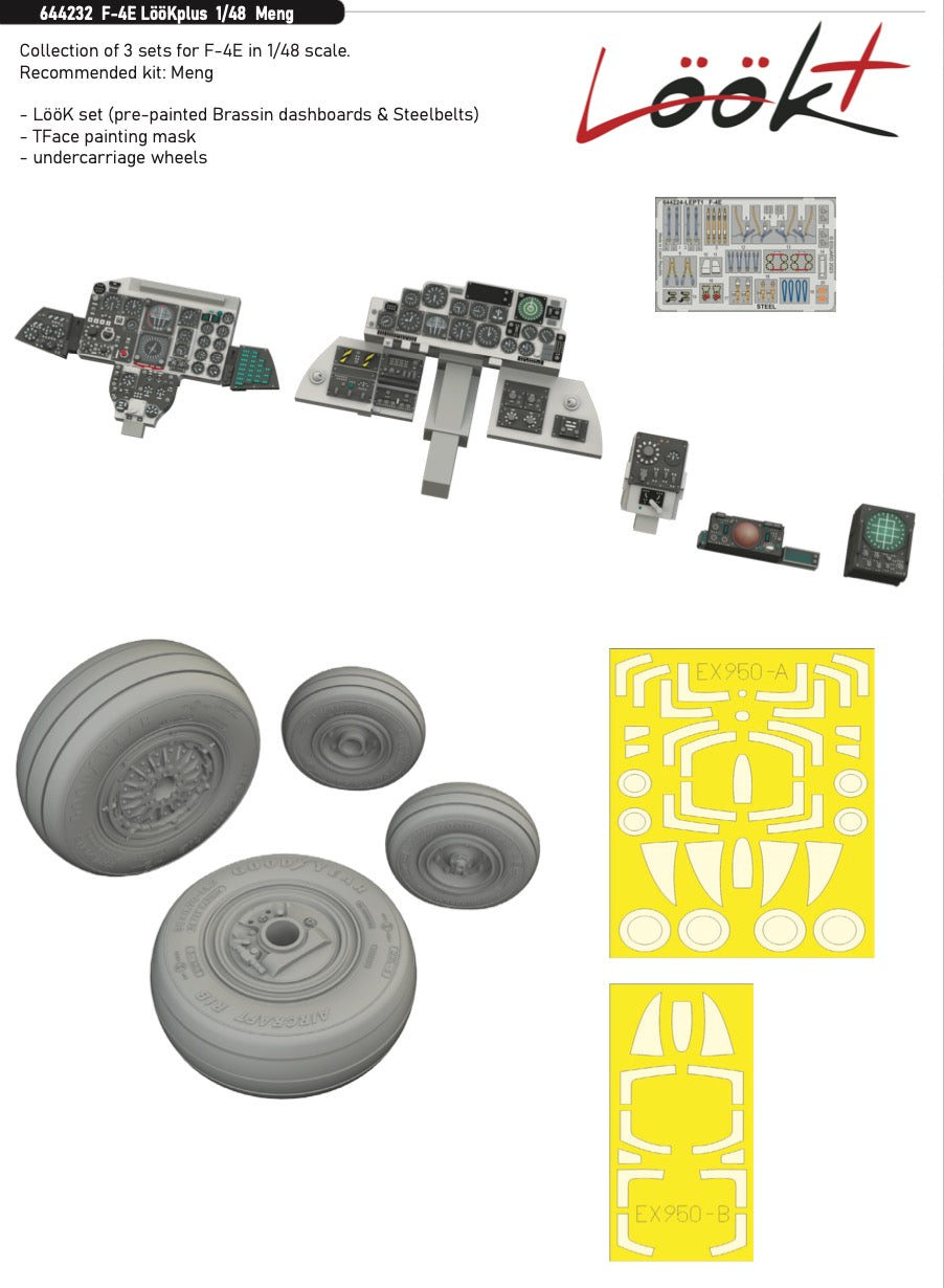 Eduard Brassin 644232 1:48 F-4E Phantom LooKplus