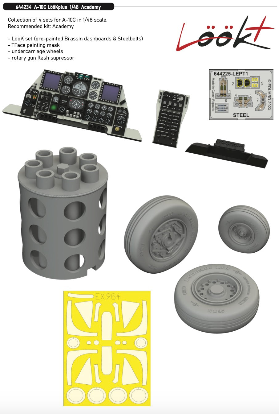 Eduard Brassin 644234 1:48 A-10C LooK plus