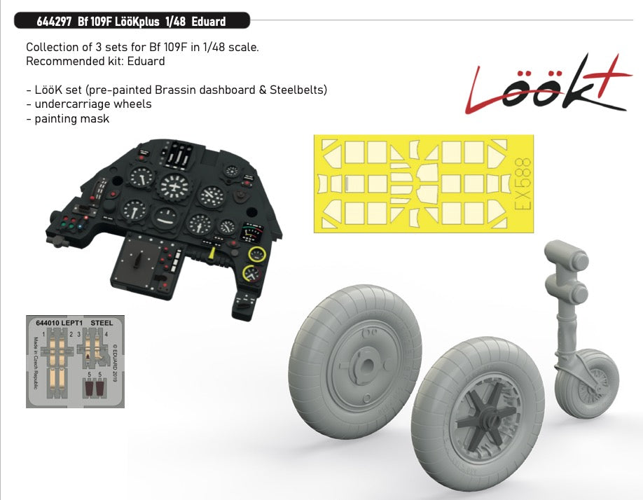 Eduard Brassin 644297 1:48 Messerschmitt Bf-109F LööKplus