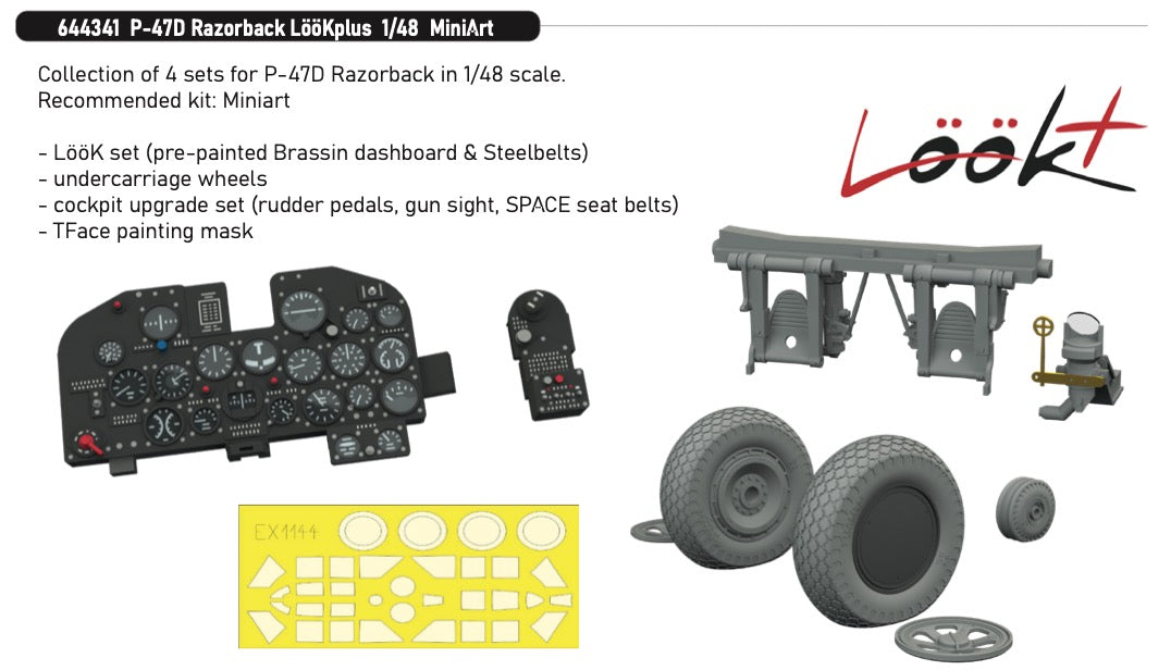 Eduard Brassin 644341 1:48 Republic P-47D Razorback LööKplus