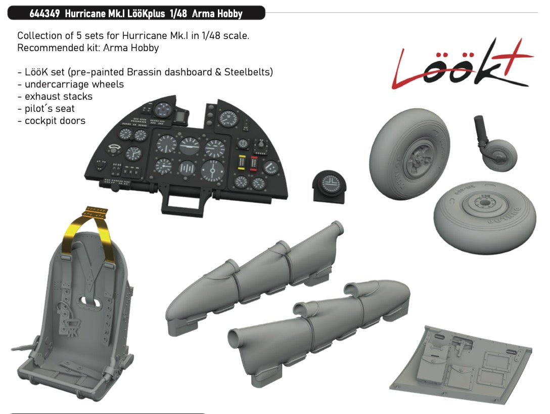 Eduard Brassin 644349 1:48 Hawker Hurricane Mk.I LööKplus