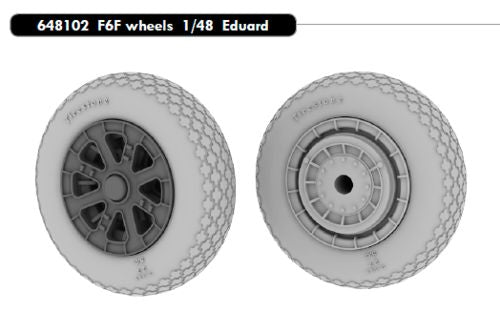 Eduard Brassin 648102 1:48 F6F Hellcat wheels