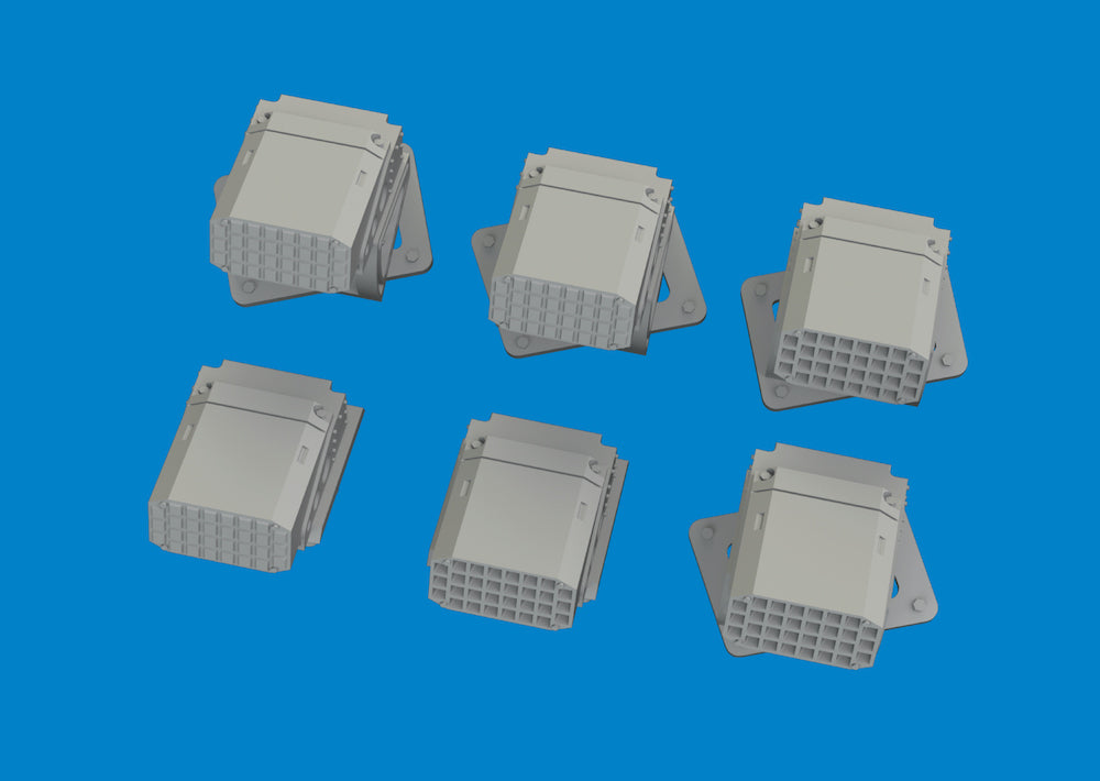Eduard Brassin 6481119 1:48 Sikorsky UH-60 Flare Dispensers 3D-Printed