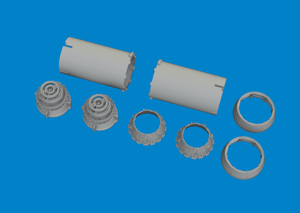 Eduard Brassin 6481141 1:48 Sepecat Jaguar GR.1 Exhaust Nozzles (3D-Printed)