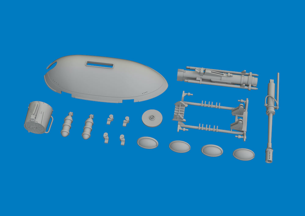 Eduard Brassin 6481158 1:48 Henschel Hs-129B MK 101 Gun Pod (3D-Printed)