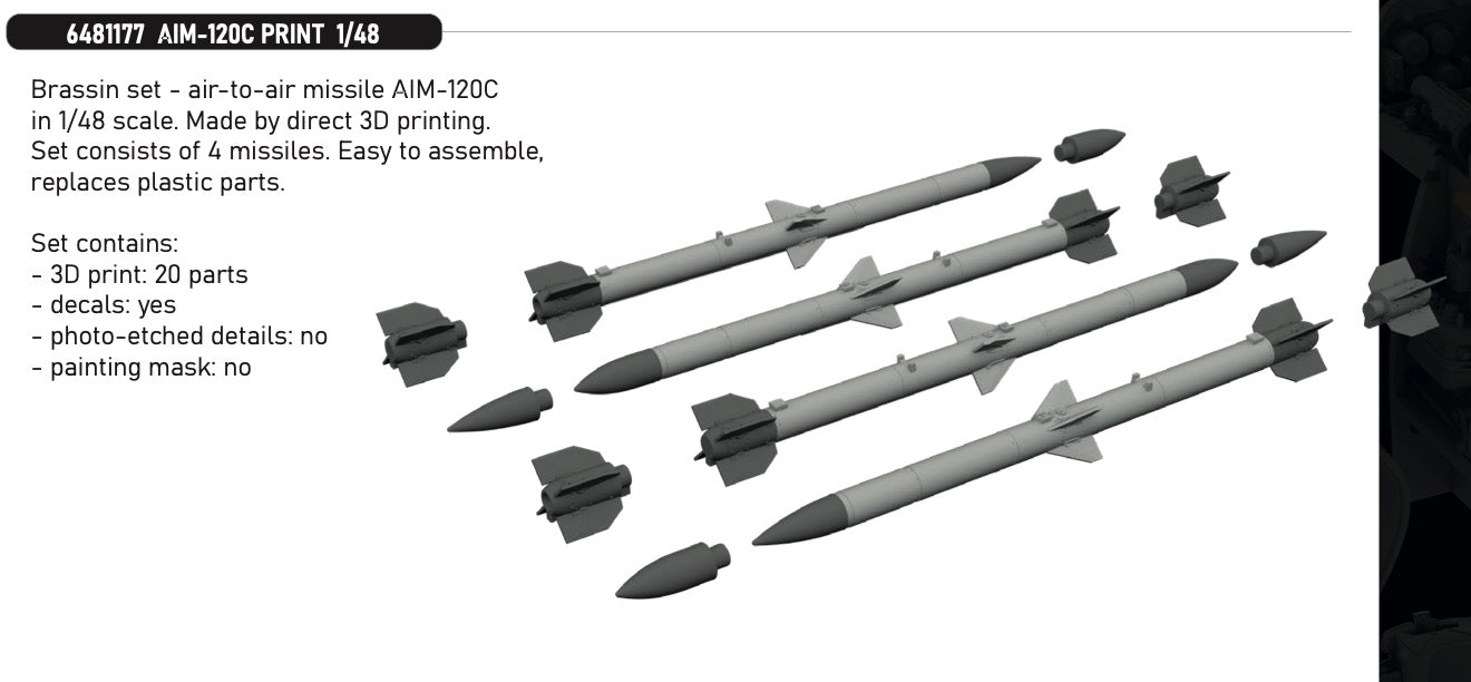 Eduard Brassin 6481177 1:48 AIM-120C