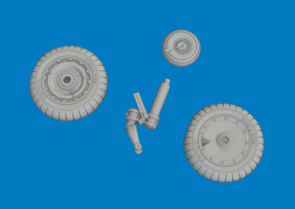 Eduard Brassin 6481201 1:48 Focke-Wulf Fw-190D-9 Wheels