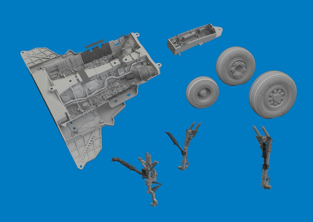 Eduard Brassin 6481220 1:48 Lockheed-Martin F-35A bottom equipment detail set 3D-printed