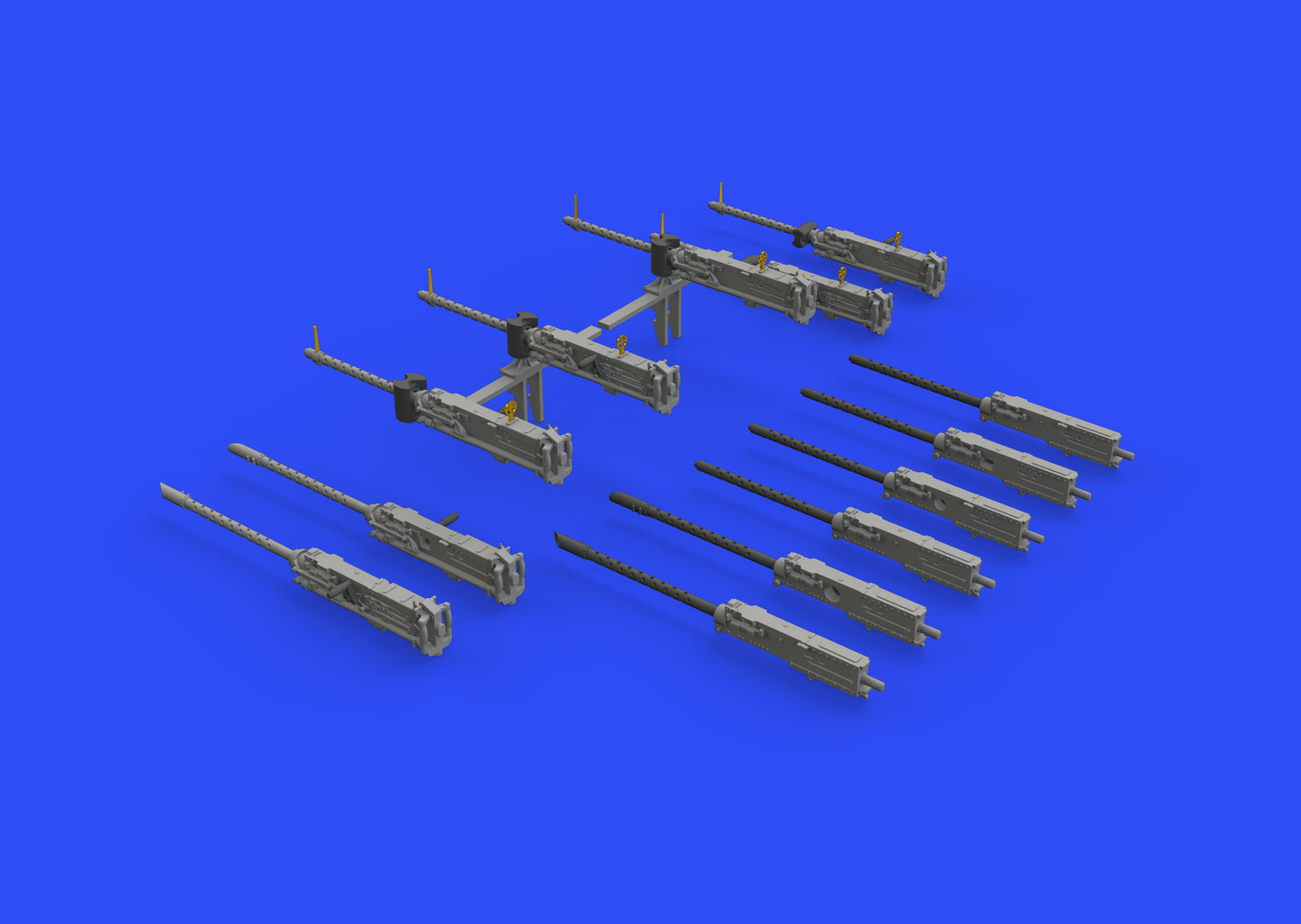 Eduard Brassin 648539 1:48 B-17G Flying Fortress guns for Hong Kong Models