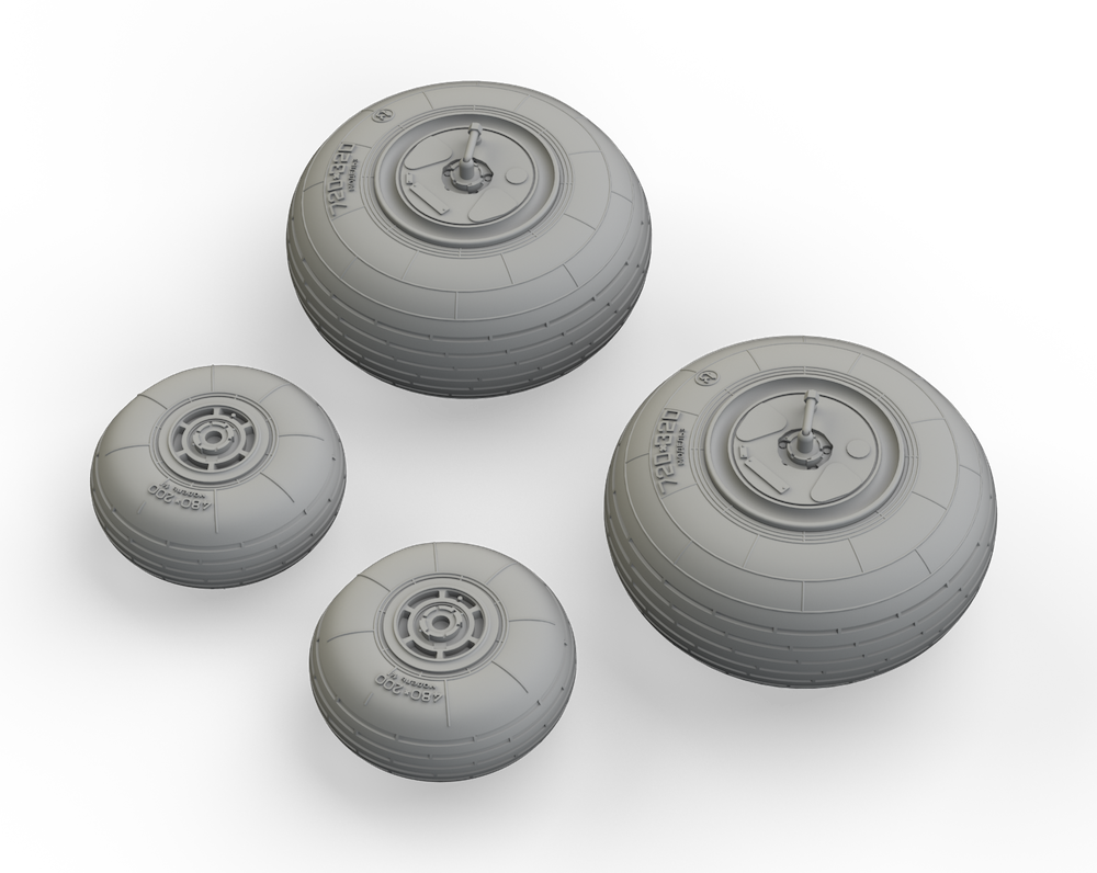Eduard Brassin 648573 1:48 Mil Mi-24V/VP wheels