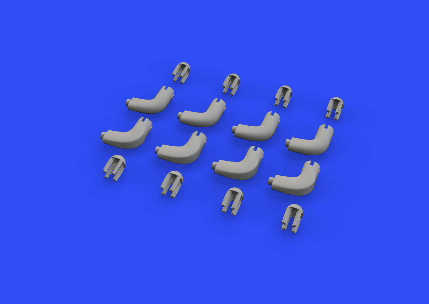 Eduard Brassin 648583 1:48 Messerschmitt Bf-109G-6 Eberspacher acoustic pipes