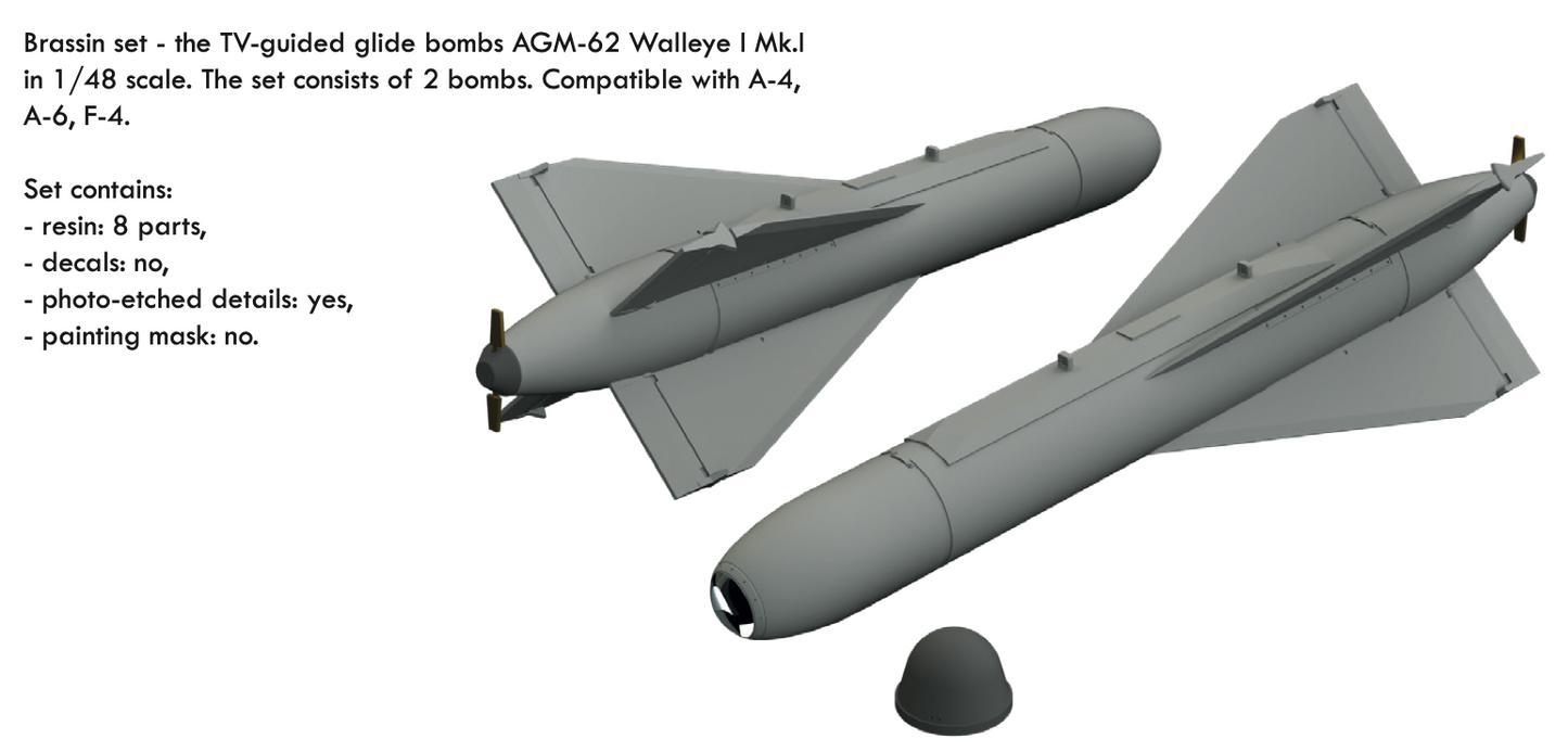 Eduard Brassin 648614 1:48 AGM-62 Walleye I Mk.I