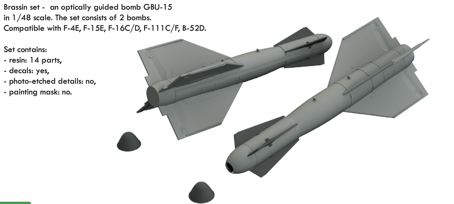 Eduard Brassin 648624 1:48 GBU-15(V)1/B