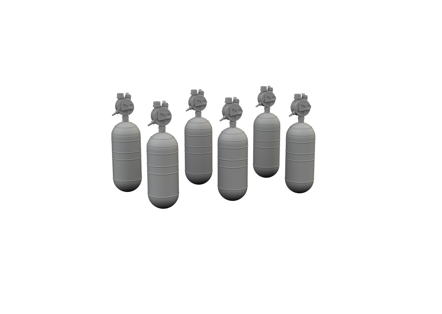 Eduard Brassin 648809 1:48 WWII USAAF oxygen cylinder A-6 3D-printed