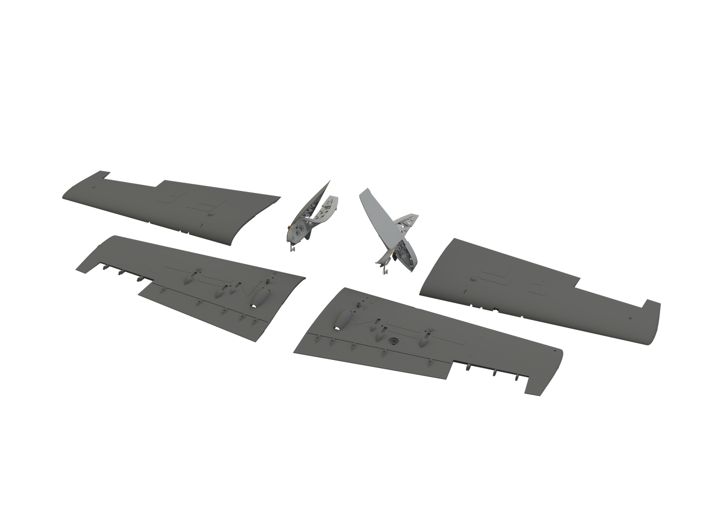 Eduard Brassin 648818 1:48 Grumman F4F-4 Wildcat folding wings 3D-printed