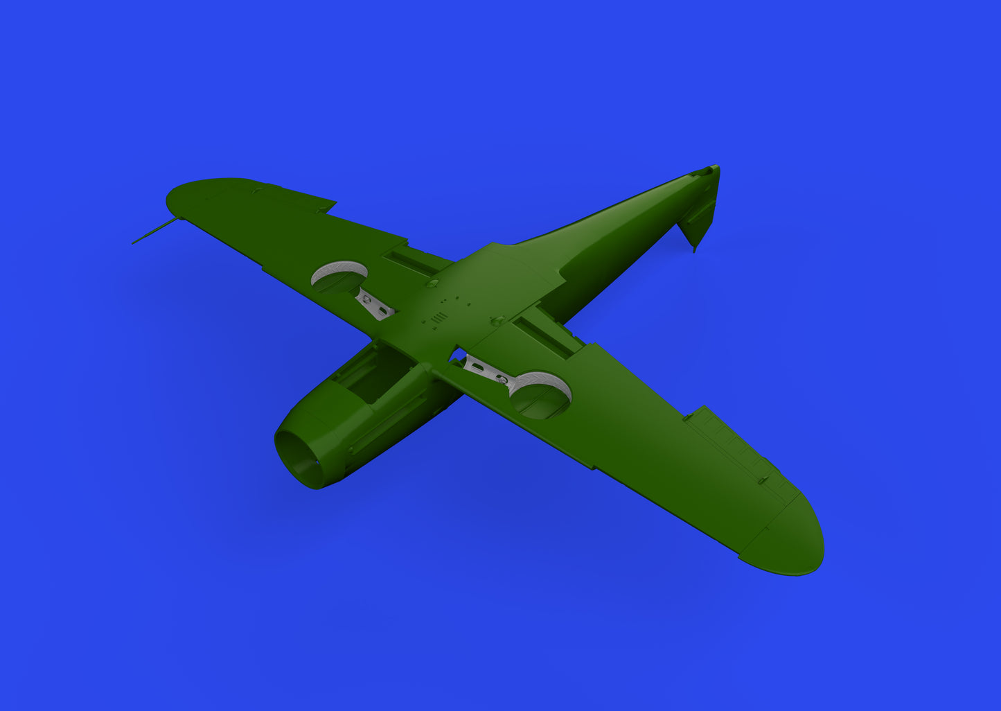 Eduard Brassin 648880 1:48 Messerschmitt Bf-109F wheel bays rounded to be used with Eduard