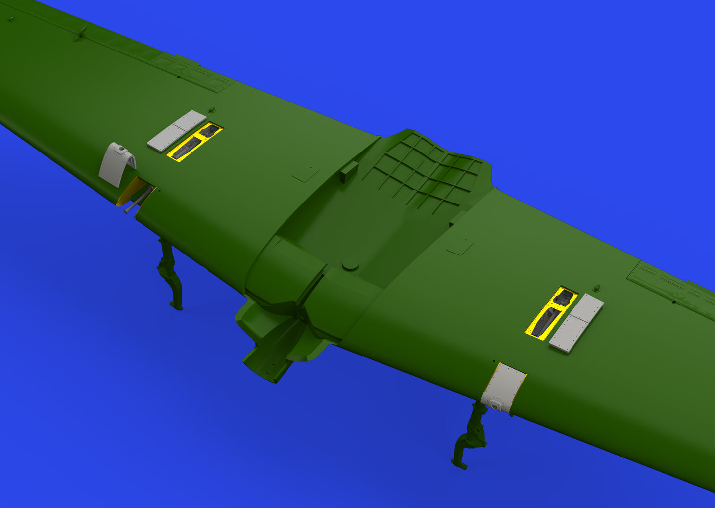 Eduard Brassin 648883 1:48 Mitsubishi A6M3 Zero gun bays short barrel to be used with Eduard